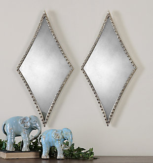 Uttermost Gelston Silver Mirror, , rollover