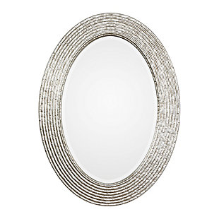 Uttermost Conder Oval Silver Mirror, , large