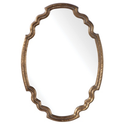 Uttermost Ariane Gold Oval Mirror, , large