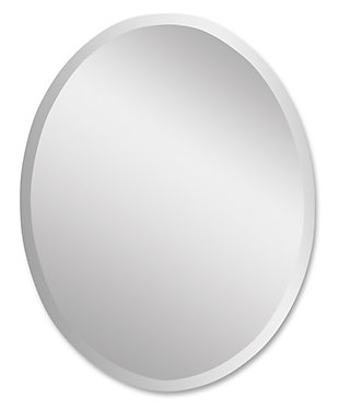 Uttermost Frameless Vanity Oval Mirror, , large