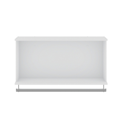 Manhattan Comfort Rockefeller Floating Hanging Closet, White, rollover