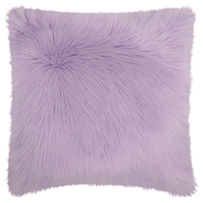 Lavender fluffy outlet pillow