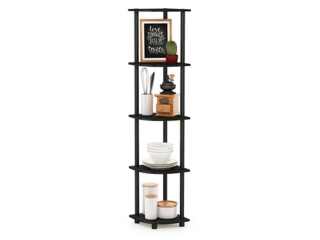 Furinno Turn-N-Tube 5 Tier Corner Display Rack Multipurpose Shelving Unit