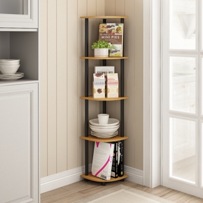 Furinno Turn N Tube 5 Tier Corner Display Rack Multipurpose