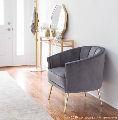 Modern glam accent online chairs