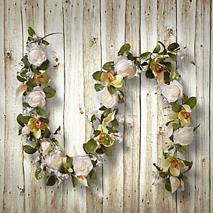National Tree Company Spring Flowers Garland, , rollover