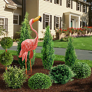 National Tree Company Garden Accents Pink Flamingo, , rollover