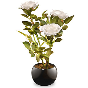 National Tree Company White Rose Flower, , large