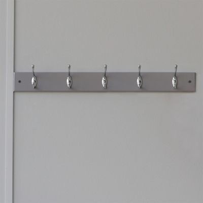 Home Basics 5 Double Hook Wall Mounted Hanging Rack, , large