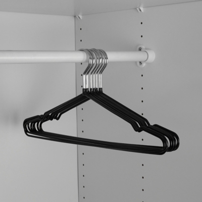 SONGMICS 50 Pack Coat Hangers Heavy-Duty 360° Swivel Hook Plastic Hangers  with Non-Slip Design Space-Saving Light and Dark Gray