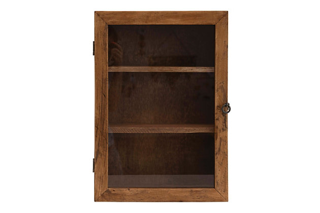 Ashley Furniture Home, Small Wooden Wall Display Cabinets