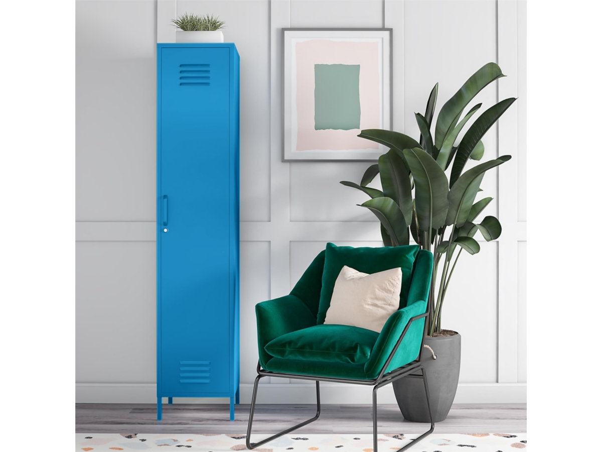 Novogratz Cache Single Metal Locker Storage Cabinet | Ashley Novogratz Cache Single Metal Locker Storage Cabinet | Ashley