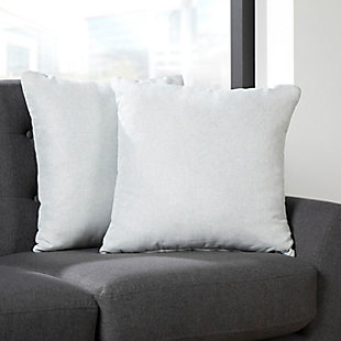 OFM 161 Collection Mid Century Modern 2-Pack Accent Pillows, Light Gray, rollover