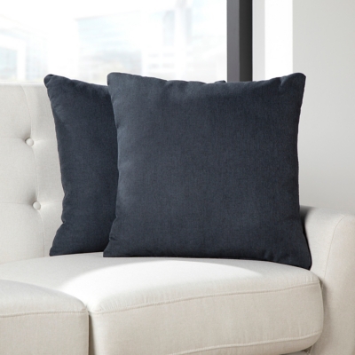 OFM 161 Collection Mid Century Modern 2-Pack Accent Pillows, Navy, large