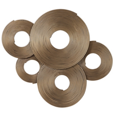 A600024475 Uttermost Ahmet Gold Rings Wall Decor sku A600024475