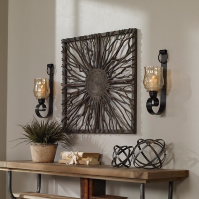 A600024483 Uttermost Joselyn Small Wall Sconces, Set of 2, Br sku A600024483