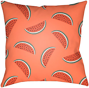 Surya Summer Watermelon 20" X 20" X 5" Pillow, , large