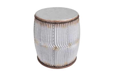 Creative Co-Op Round Metal Stool/side Table, , large