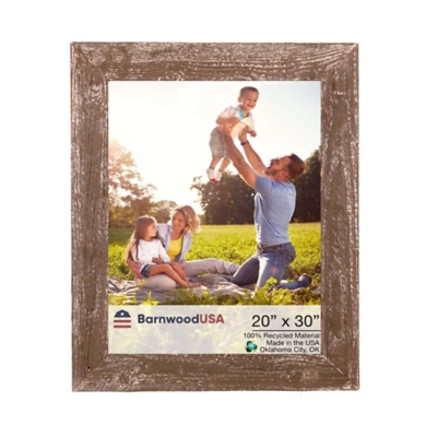 BarnwoodUSA Farmhouse 20x30 Espresso Picture Frame (1.5" Molding), Espresso, large