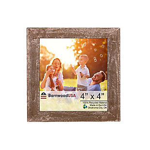 BarnwoodUSA Farmhouse 4x4 Espresso Picture Frame (1.5" Molding), , large