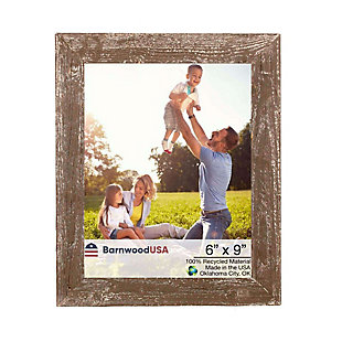 BarnwoodUSA Farmhouse 6x9 Espresso Picture Frame (1.5" Molding), , large