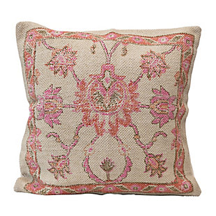 Creative Co-Op Cotton Printed Pillow, , large