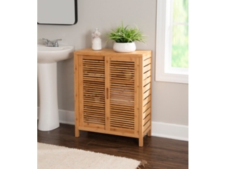 Linon Bracken Two Door Floor Cabinet