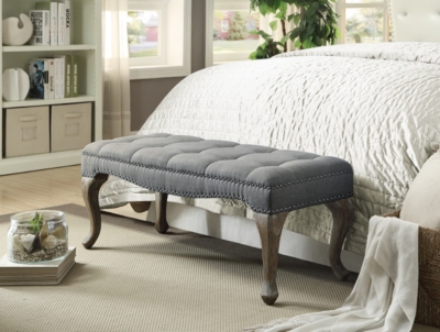 Lucy Bench, Gray, large