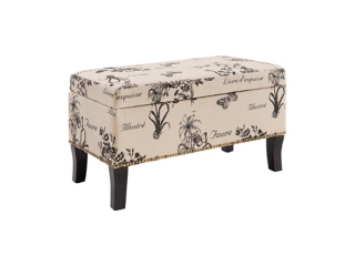 Linon Stephanie Storage Bench