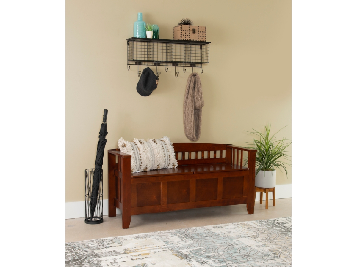 Linon Shayla Storage Bench Ashley
