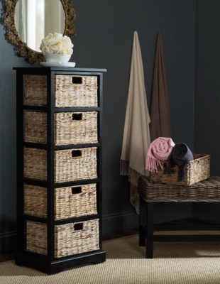 Safavieh Vedette 5 Basket Storage Tower, , rollover