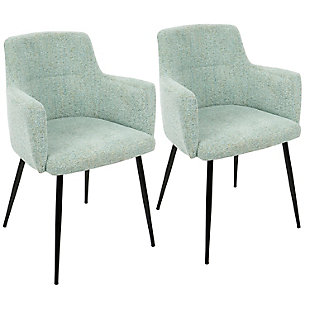 Andrew Chair (Set of 2), Light Green, large