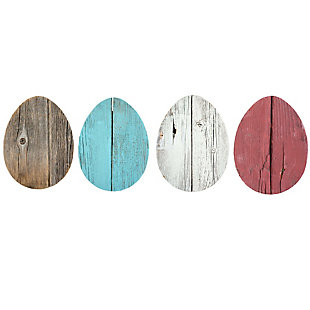 Rustic Farmhouse 6 In. Multicolor Easter Eggs (set Of 4), , large