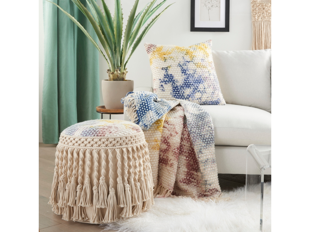 Nourison Mina Victory Life Styles Tie Dyed Throw Pillow Ashley