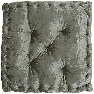 Relax in the comfort of this accent seat cushion from Mina Victory. Stuffed with plush polyester and wrapped in luxe poly-velvet, this classic tufted cushion will easily become a staple for your floor or chair seating. Combine several to make a larger seating area or for an extra-cozy lounge area. This design is a versatile fit for glam, modern and boho-chic decor.Made of polyester and cotton | Handcrafted | Soft polyfill | Imported | Spot clean