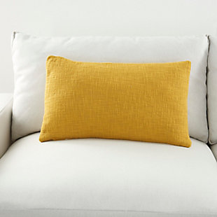 Take your casual decor up a notch with this oblong throw pillow from mina victory home accents. Pure cotton, woven skillfully with nubby stitches, adds subtle texture to your couch, chair or other seating area. A hidden zipper closure makes it a breeze to remove the polyester insert for spot cleaning.Made of 100% cotton | Handcrafted | Soft polyfill | Zipper closure | Imported | Spot clean