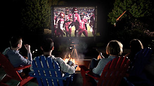 Total Homefx 1500 Outdoor Theatre Kit with 72 Inch Inflatable Screen, Speakers and Projector Stand, , rollover
