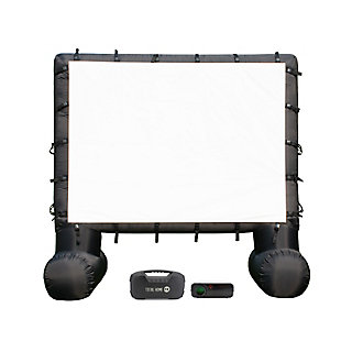 Total Homefx 1500 Outdoor Theatre Kit with 72 Inch Inflatable Screen and Speaker, , large