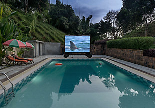 Total Homefx 1500 Outdoor Theatre Kit with 108 Inch Inflatable Screen and Speaker, , rollover