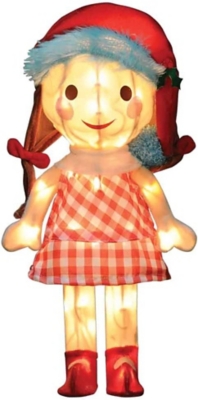 Rudolph 24 Inch Sally Doll Outdoor 3D LED Yard Decor, , rollover