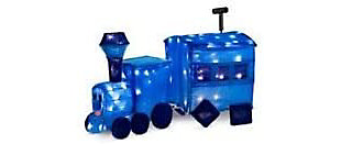 Rudolph 24 Inch Misfit Train with Square Wheels Outdoor 3D LED Yard Decor, , rollover