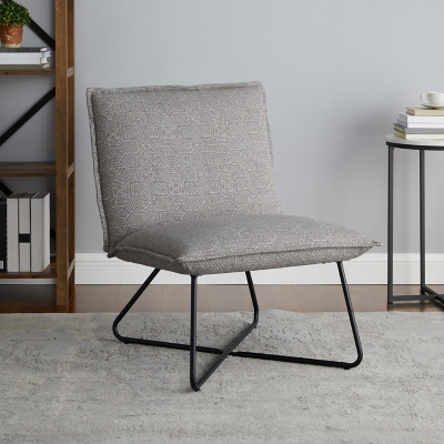 Linon Stiles Chair, Gray, rollover