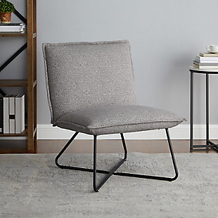 Linon Stiles Chair, Gray, rollover