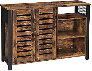 Vasagle Rustic Sideboard Cabinet with 2 Doors, , large