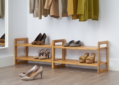 A600027719 TRINITY Bamboo Shoe Rack, Natural sku A600027719