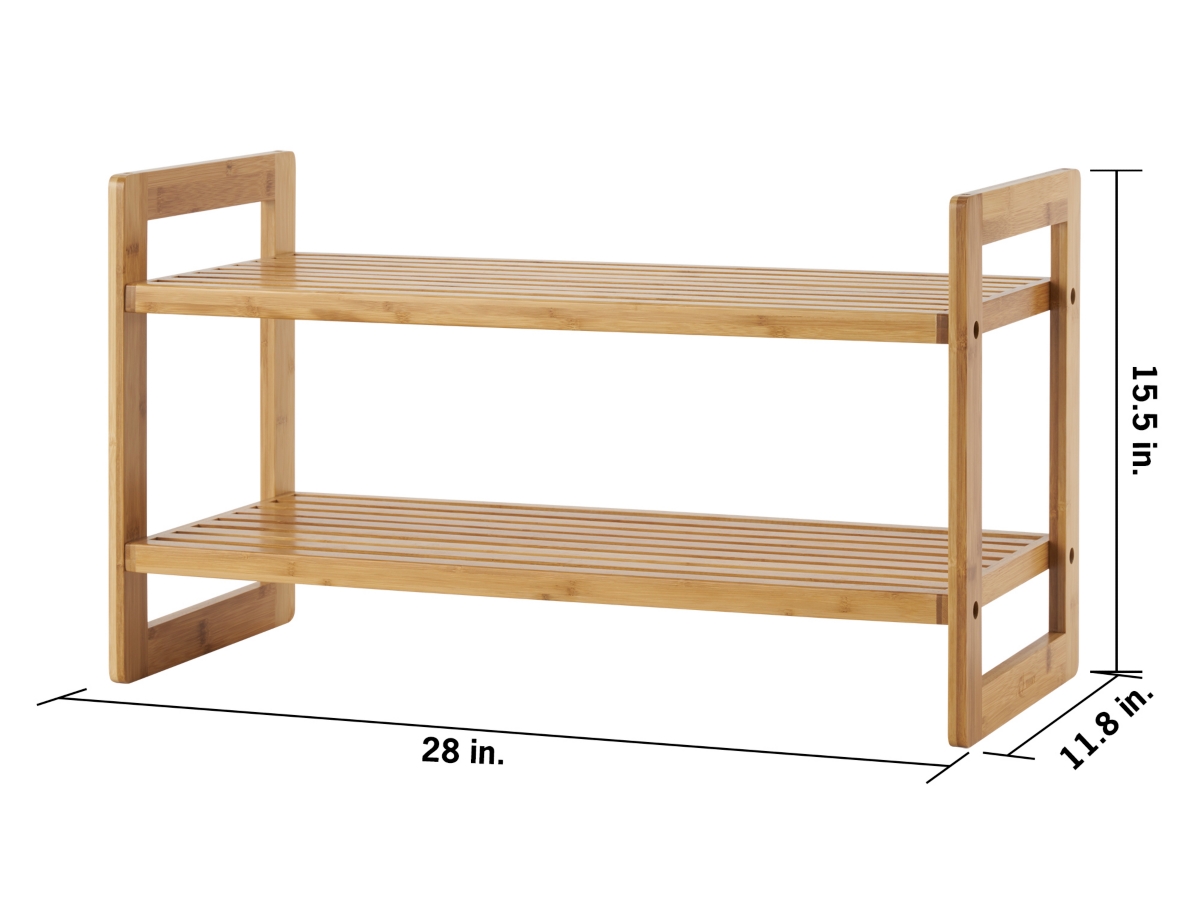 TRINITY Bamboo Shoe Rack Ashley