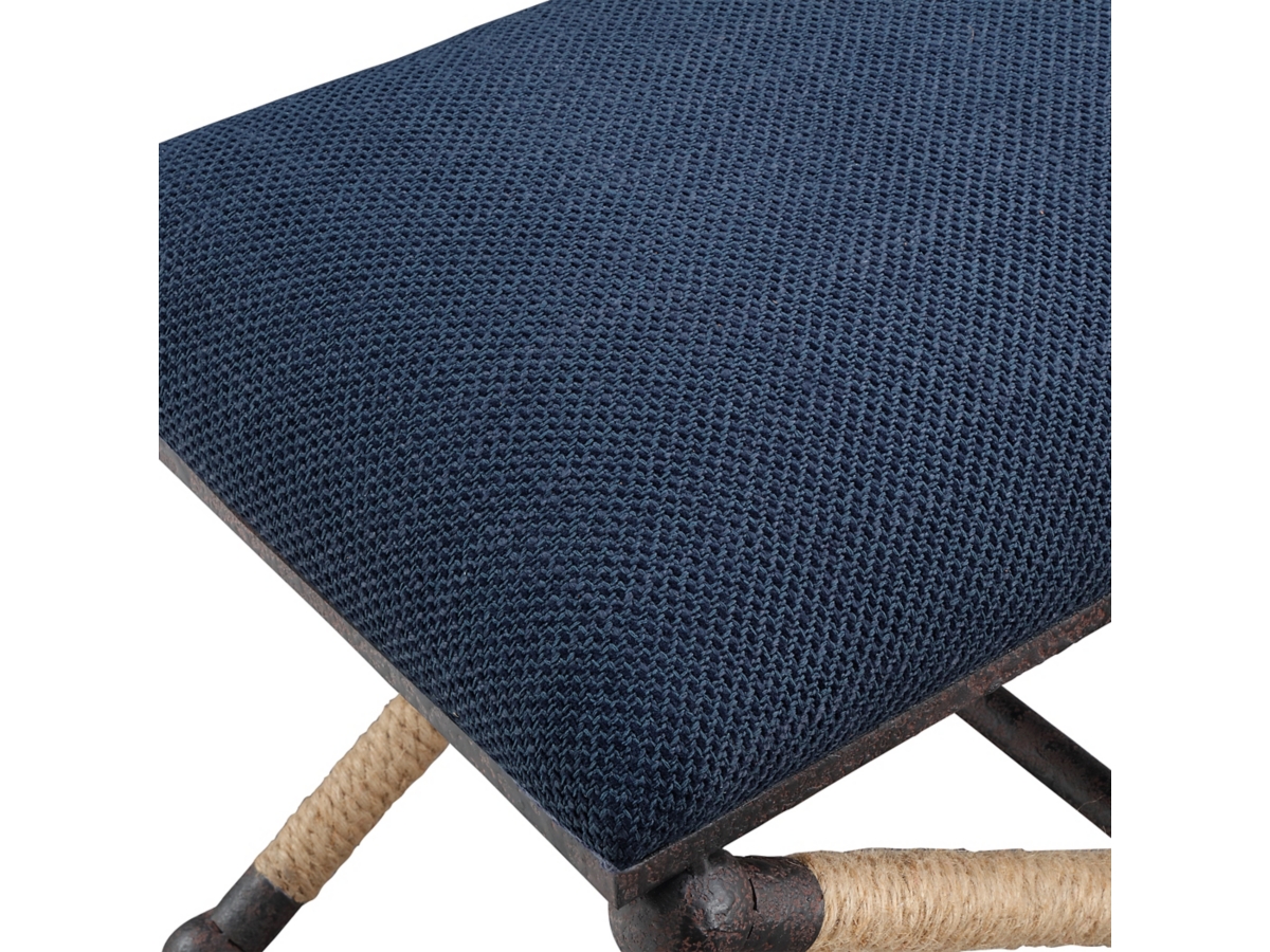 Uttermost Firth Small Fabric Bench Ashley