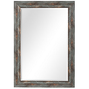 Uttermost Owenby Rustic Silver and Bronze Mirror, , large