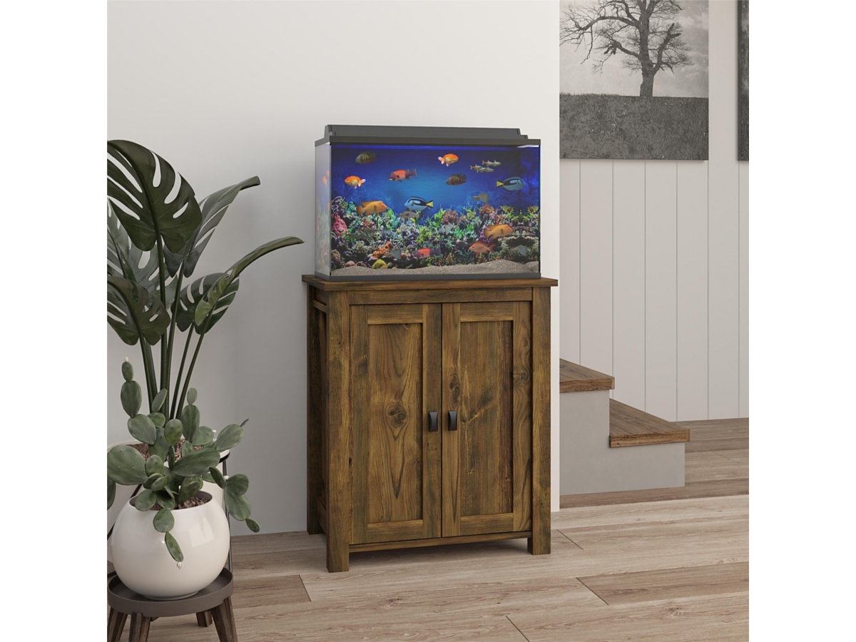 Ollie Hutch Farmington 10 20 Gallon Aquarium Stand Ashley