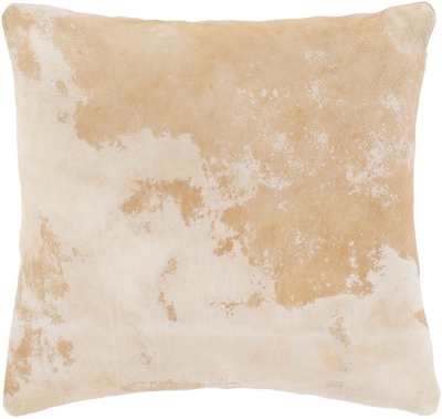 Surya Kansas Leather Organic Pillow, , large